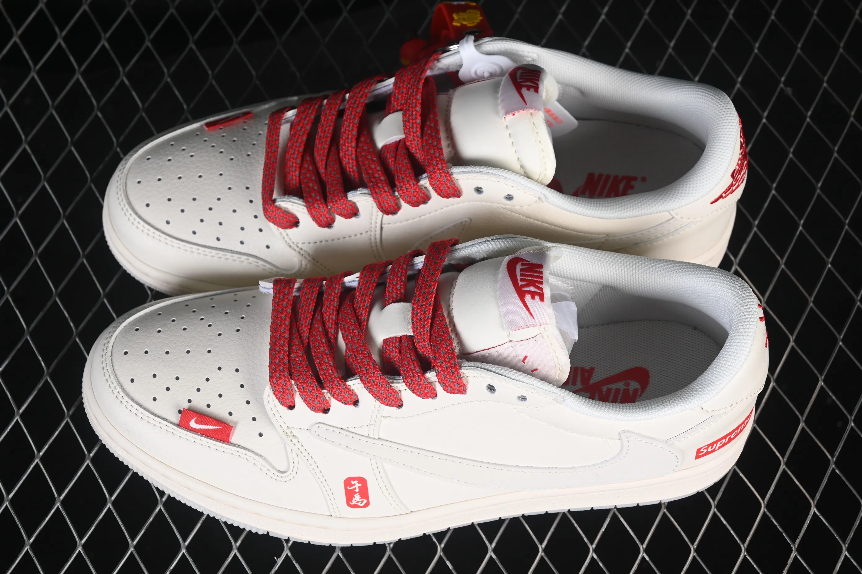 All categories Air Jordan Jordan series basketball shoes Air Jordan 1 Low high-end customized low-top sneakers Travis Scott x Fragment Design x Air Jordan 1 Low OG SP AJ1 Joe 1 Year of the Horse limited low-top cultural casual sneakers QW5288-139